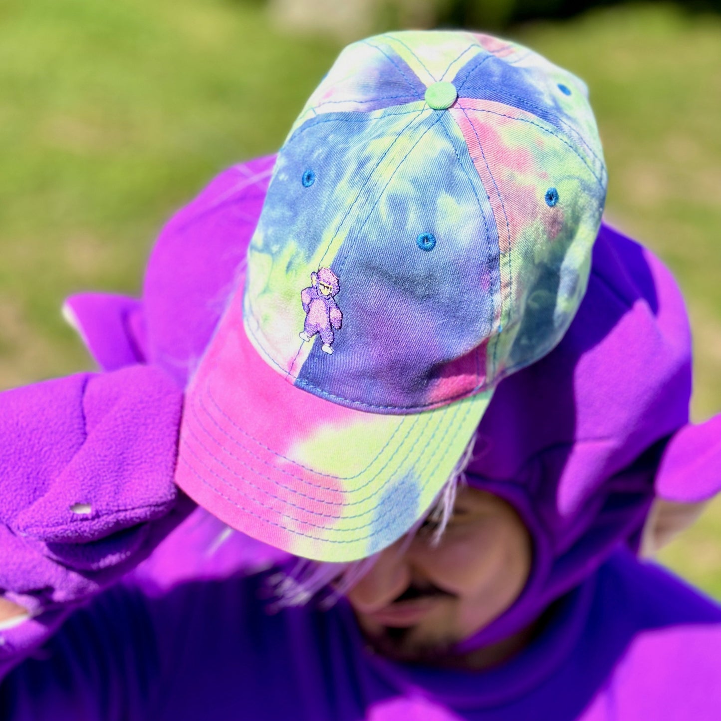 Purple Dude Tie Dye Hat