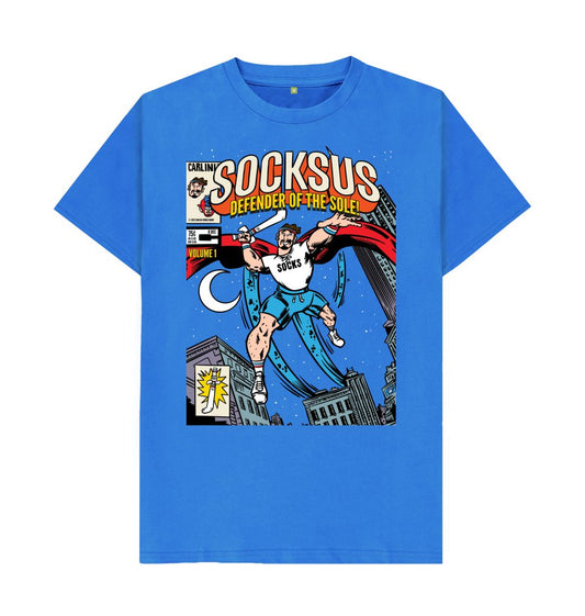 Bright Blue Defender of the Sole T-Shirt